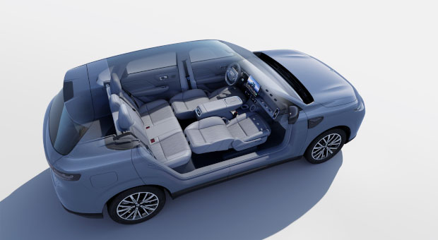 A place to rest, whenever you need it. Front seats recline flat, transforming the cabin into a restful space—perfect for a break or to unwind anytime, anywhere.